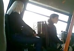 Blonde jumps a foot on the tree trunk with a flashing pussy ebony lesbian video